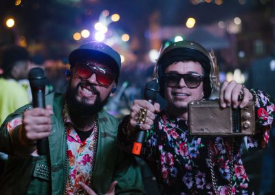 Grandes artistas disfrutando de la magia de nuestros micrófonos. Evento: GroveFest 2017